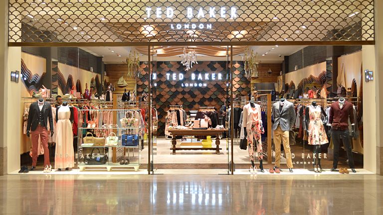 Ted Baker has 560 stores and concessions worldwide