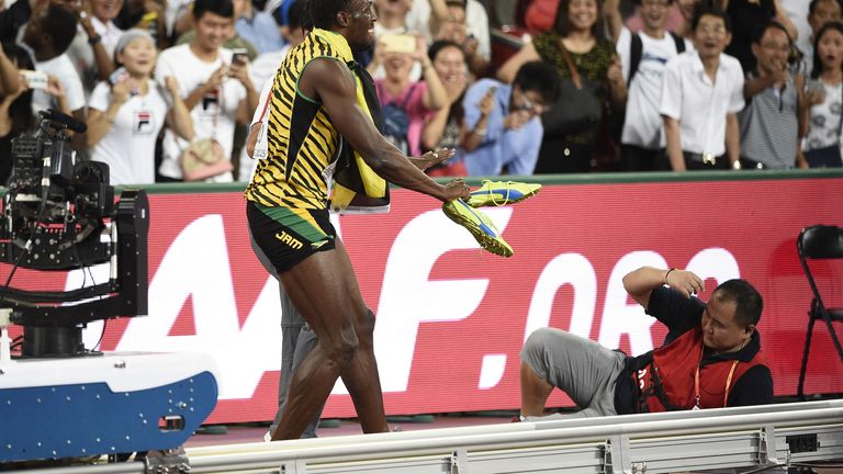  Usain Bolt was hit by a cameraman on a Segway