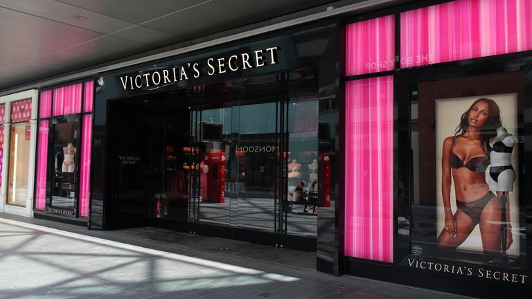 A Victoria&#39;s Secret store is pictured in Liverpool