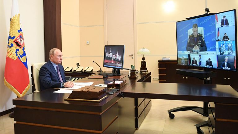 The Russian President lambasted local officials over the spill