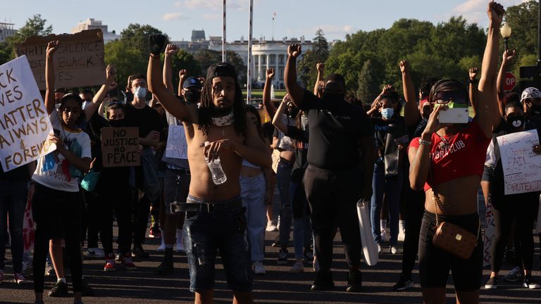 The protests sparked one of the highest alerts at the White House since 9/11