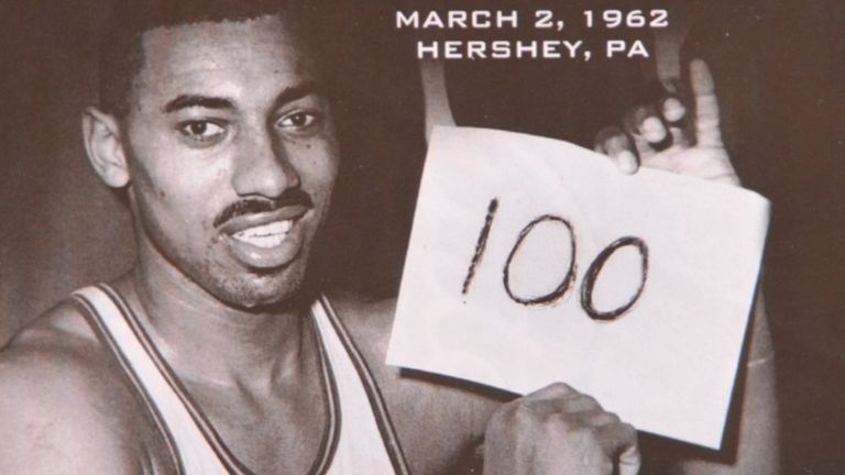 Nba Retro Wilt S 100 Point Game Video Watch Tv Show Sky Sports