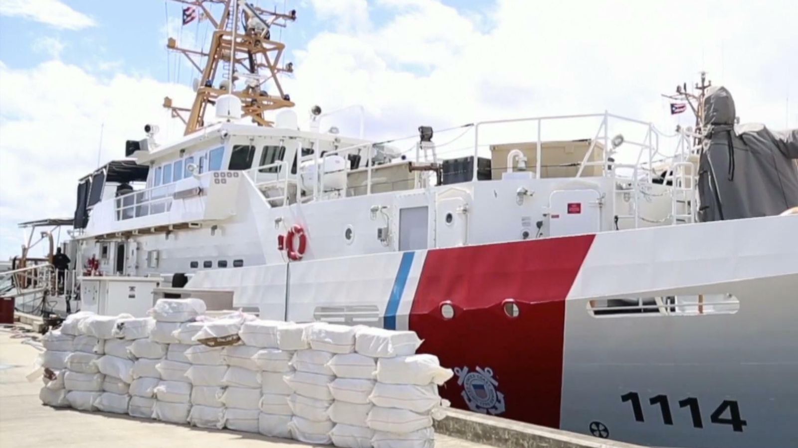 Cocaine haul worth £30m seized by US Coast Guard in the Caribbean | US ...