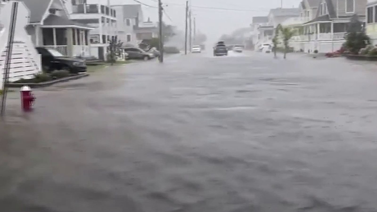 New Jersey Hit By Flooding Caused By Storm Fay Us News Sky News