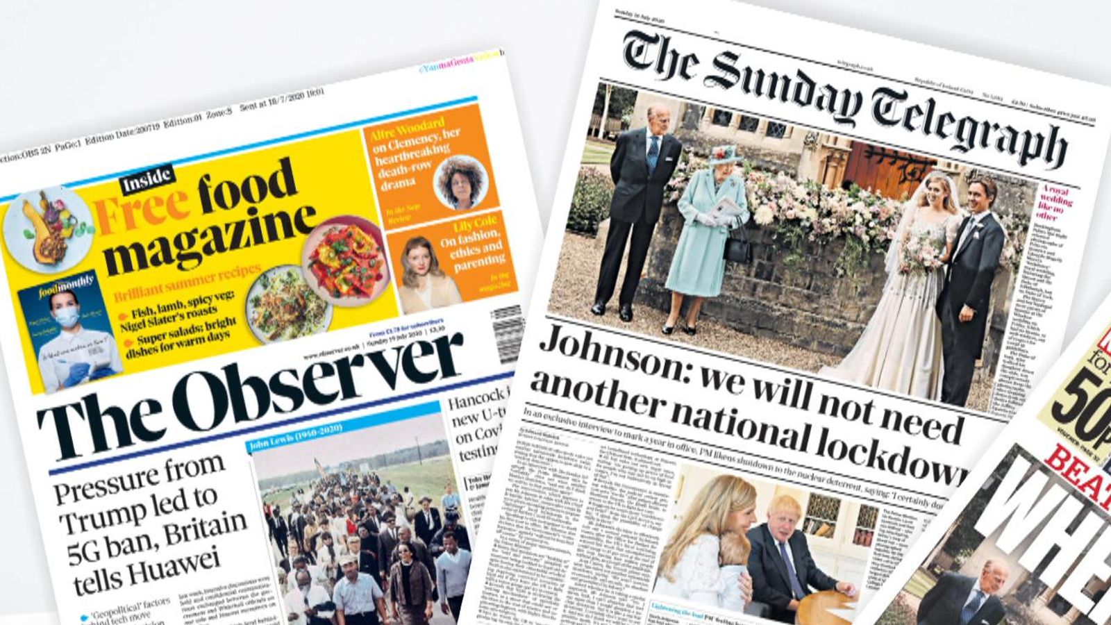 Download Sunday's national newspaper front pages | UK News | Sky News