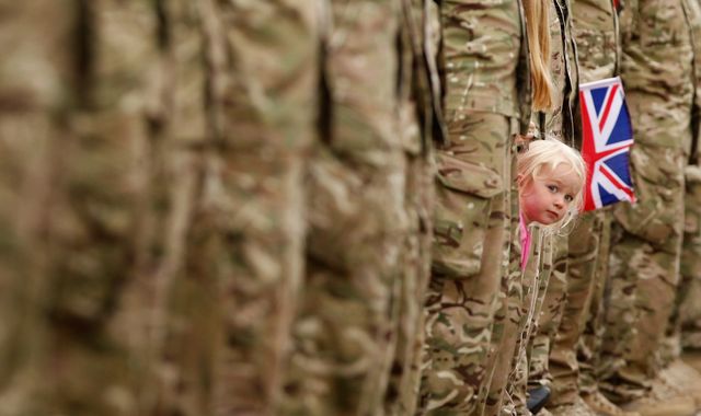 Children of British military personnel to get free childcare