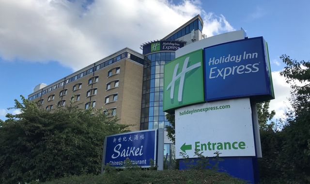 Woman stabbed to death at London hotel before man falls from ledge
