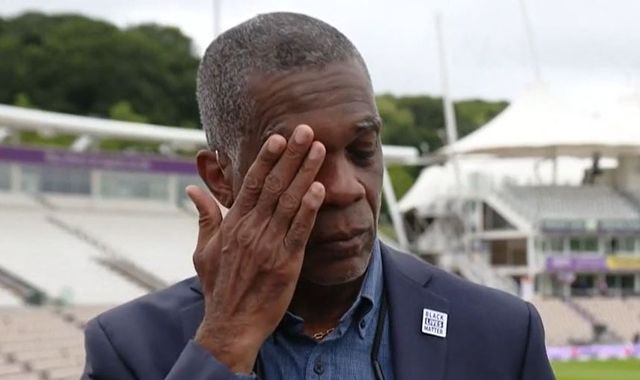 Michael Holding breaks down on camera discussing racism his parents faced