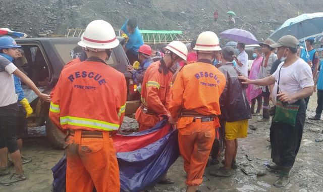 'I feel empty in my heart': Landslide at Myanmar jade mine kills at least 113 people