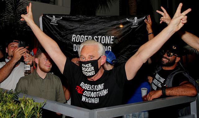 Roger Stone: Trump commutes sentence of former adviser saying he was victim of 'hoax'