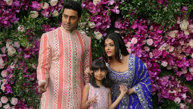 Abhishek Bachchan, his wife Aishwarya Rai Bachchan and their daughter Aaradhya