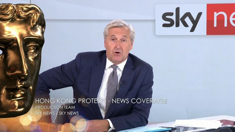 Sky News wins a BAFTA