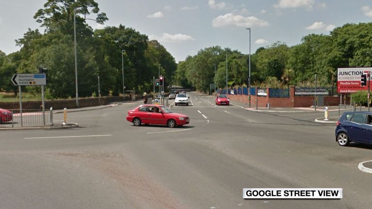 The pair were found in Blackburn Road, Clayton-le-Moors, Lancashire