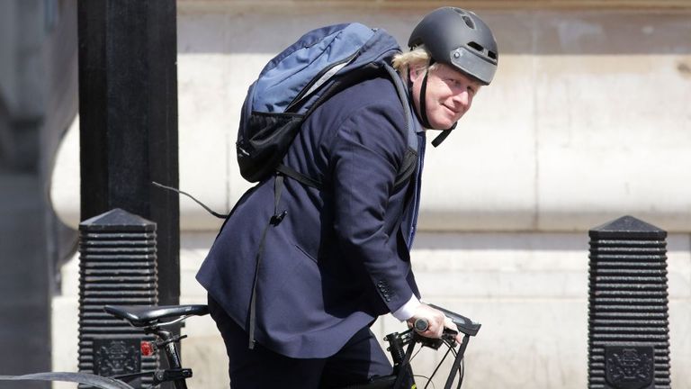 The PM, who is a keen cyclist, is unveiling a strategy to improve Britons&#39; health