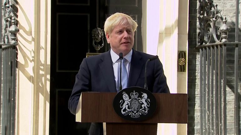 Boris Johnson became prime minister 24 july 2019