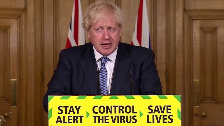 Boris Johnson says people can still go back to the office tomorrow – but some venues won’t reopen and large events will be postponed.