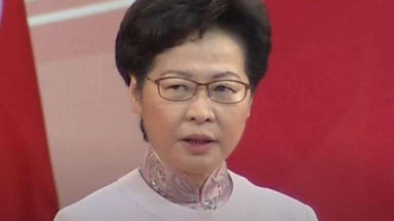Carrie lam defends enactment of &#39;reasonable&#39; National Security Law