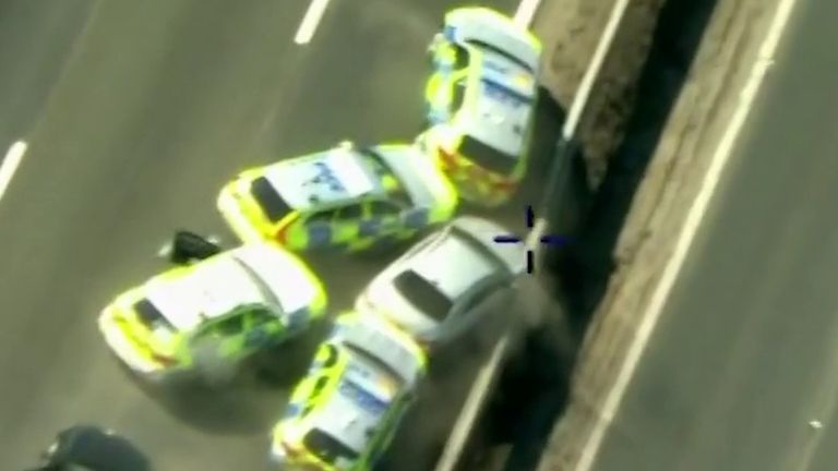 Police box speeding motorist in after chase in Essex