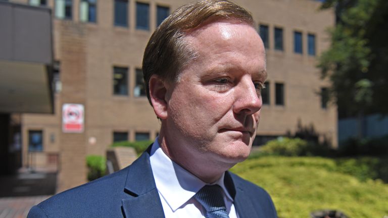 Charlie Elphicke leaves Southwark Crown Court