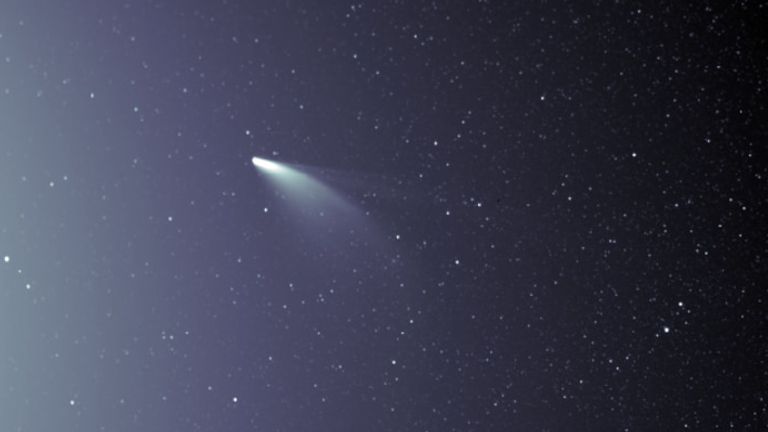 Comet NEOWISE burns brightly close to the SunCredit: NASA/Johns Hopkins APL/Naval Research Lab/Parker Solar Probe/Brendan Gallagher.