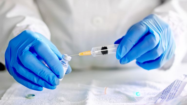 The government has signed a deal for up to 60 million potential coronavirus vaccines. File pic 