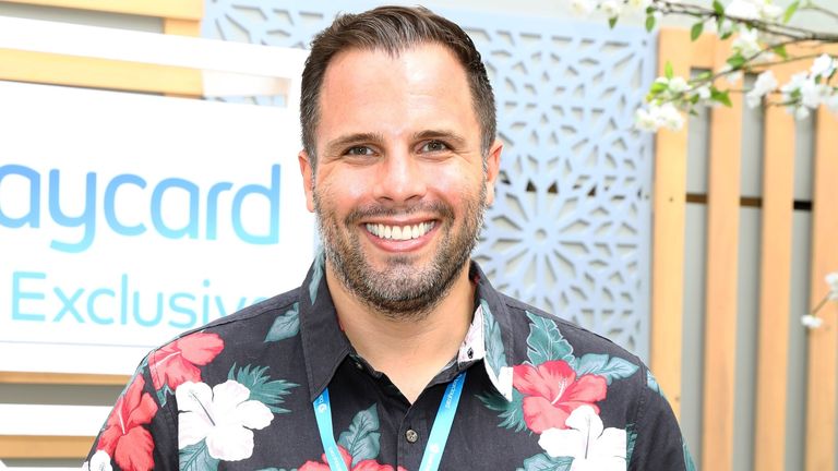 Dan Wootton attends the Barclaycard Exclusive Area at Barclaycard Presents British Summer Time Hyde Park at Hyde Park on July 14, 2019