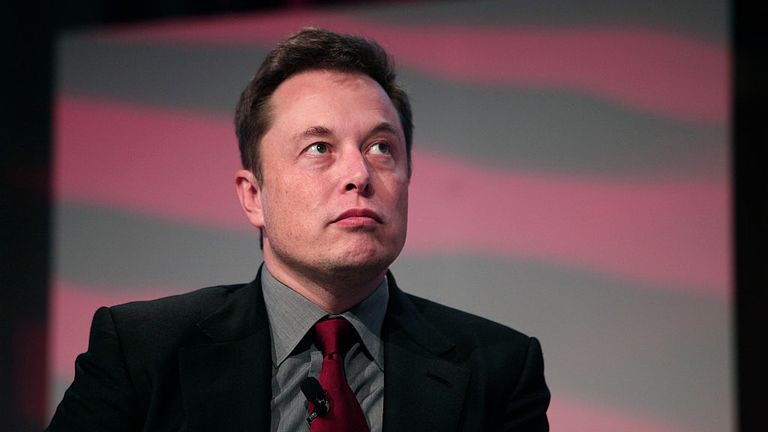 DETROIT, MI - JANUARY 13: Elon Musk, co-founder and CEO of Tesla Motors, speaks at the 2015 Automotive News World Congress January 13, 2015 in Detroit, Michigan. More than 5,000 journalists from around the world will see approximately 45 new vehicles unveiled during the 2015 NAIAS, which opens to the public January 17 and concludes January 25. (Photo by Bill Pugliano/Getty Images)
