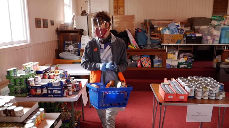 The Freedom Community Project  runs a foodbank in Bolsover