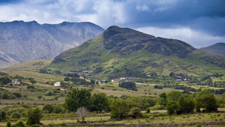 The Maamturk mountains in Co Galway - Ireland is one of the few European countries that Americans can currently visit