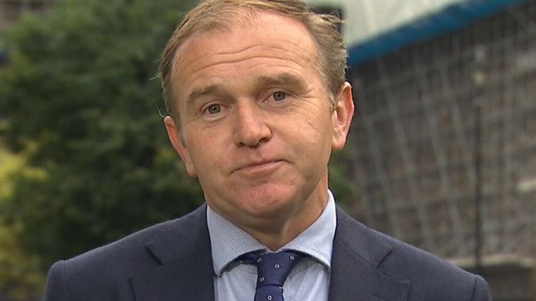 George Eustice says people need time to get used to wearing face coverings in shops
