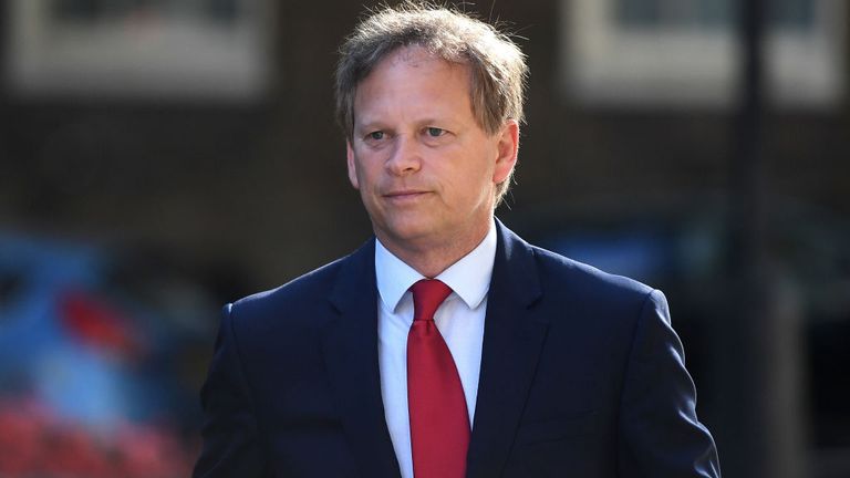 The Transport Secretary, Grant Shapps, is currently on holiday in Spain himself and may have to quarantine when he returns