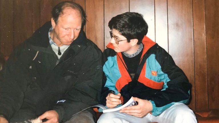 Enda Brady interviewed Jack Charlton as a teenager. Pic: Enda Brady