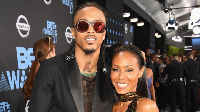 Pinkett Smith and Alsina at the 2017 BET Awards