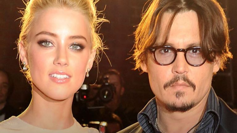 Johnny Depp and Amber Heard in more amicable times