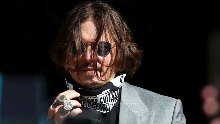 Johnny Depp - The Latest News from the UK and Around the World | Sky News