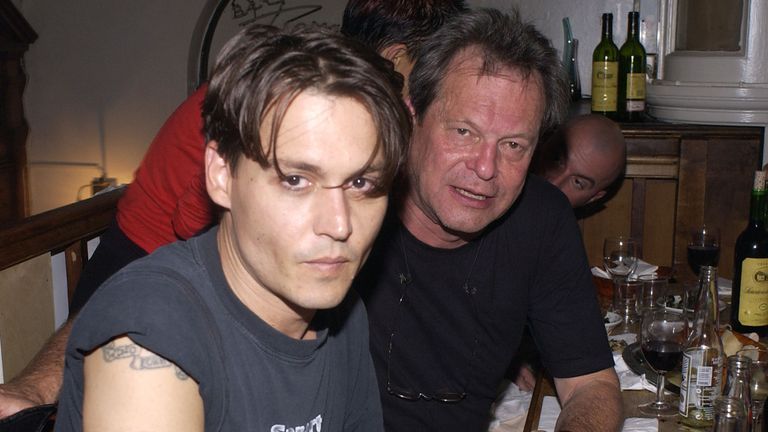 Mandatory Credit: Photo by Alan Davidson/Shutterstock (9789603o)
Johnny Depp with Terry Gilliam (they Were in Spain Filming the Man Who Killed Don Quixote But It Collapsed After 6 Days of Shooting)
La Mancha Premiere and Party London, UK - 25 Jul 2002