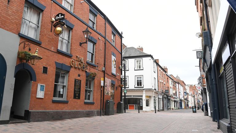 The Globe pub remains closed as lockdown continues in Leicester on July 04, 2020 in Leicester, England