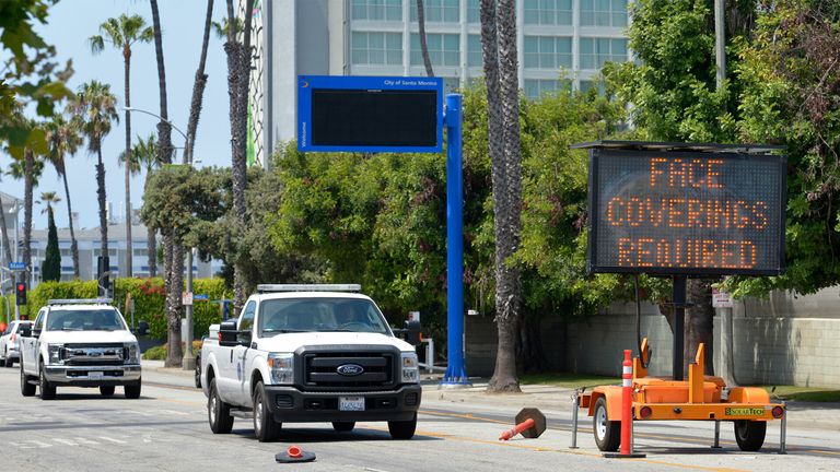 California is shutting down again as the state overtakes New York with the highest number of COVID-19 cases in the United States.

face coverings getty