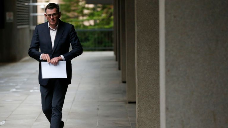 Victoria premier Daniel Andrews said he was reinstating the lockdown because there are fears of a second wave