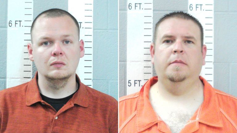 Joshua Taylor (L) and Brandon Dingman (R) are charged with second degree murder. Pic: Oklahoma State Bureau of Investigation