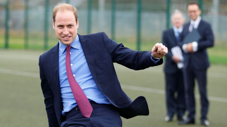 The prince shows off his skills in 2015