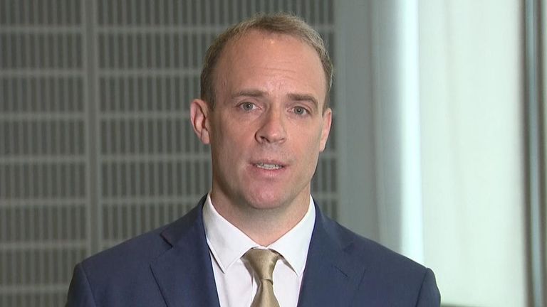 Raab discusses what repercussions Russia should face for meddling with COVID vaccine research  