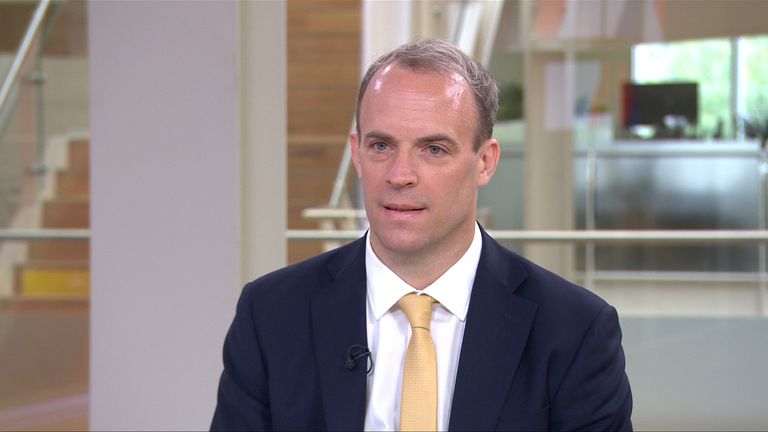 raab on ridge 26 july