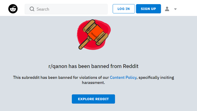 Reddit banned the QAnon community
