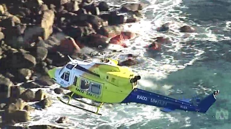 A scuba diver, 20, has been killed in a shark attack off Fraser Island, Queensland, Australia. Pic: ABC News Australia