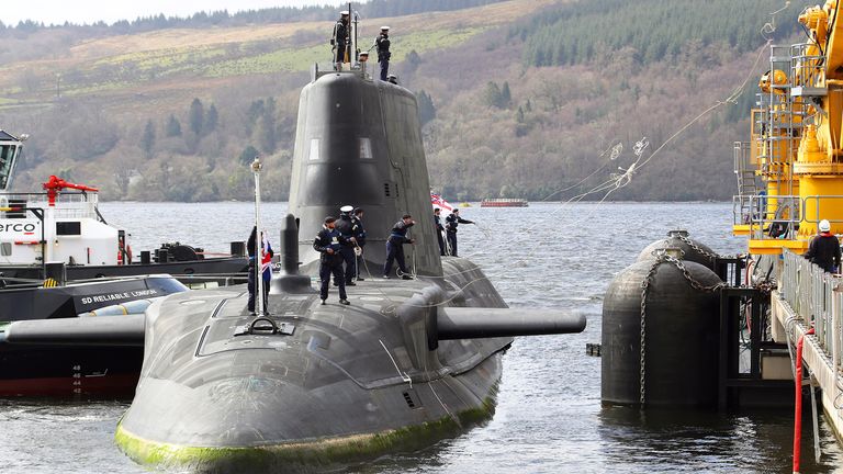 Royal Navy nuclear submarine almost collided with ferry after speed ...