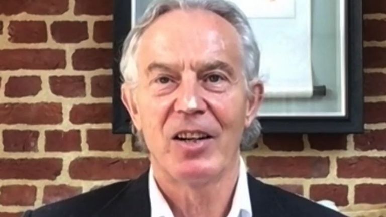 Tony Blair discusses the way in which the government has approached the pandemic