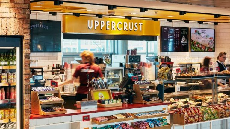 The first Upper Crust store was opened at Waterloo station in London in 1986. Pic: SSP