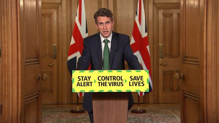 Education Secretary Gavin Williamson said school attendance will be &#39;mandatory from September&#39;