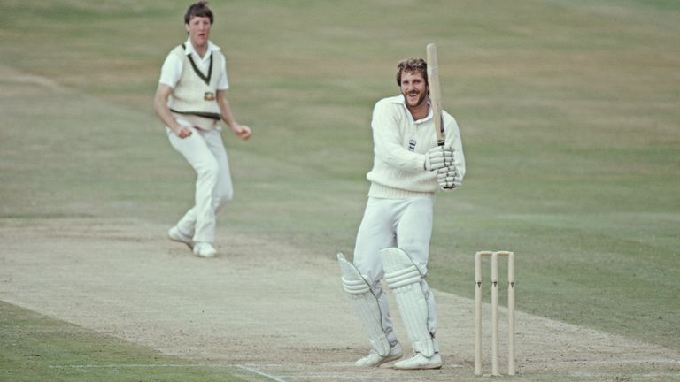 Sir Ian, pictured here in 1981, is considered one of Britain&#39;s best ever cricketers